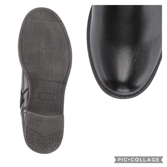 Propét Women's Tasha Riding Boot 8.5 X-Wide Black - Picture 3 of 5